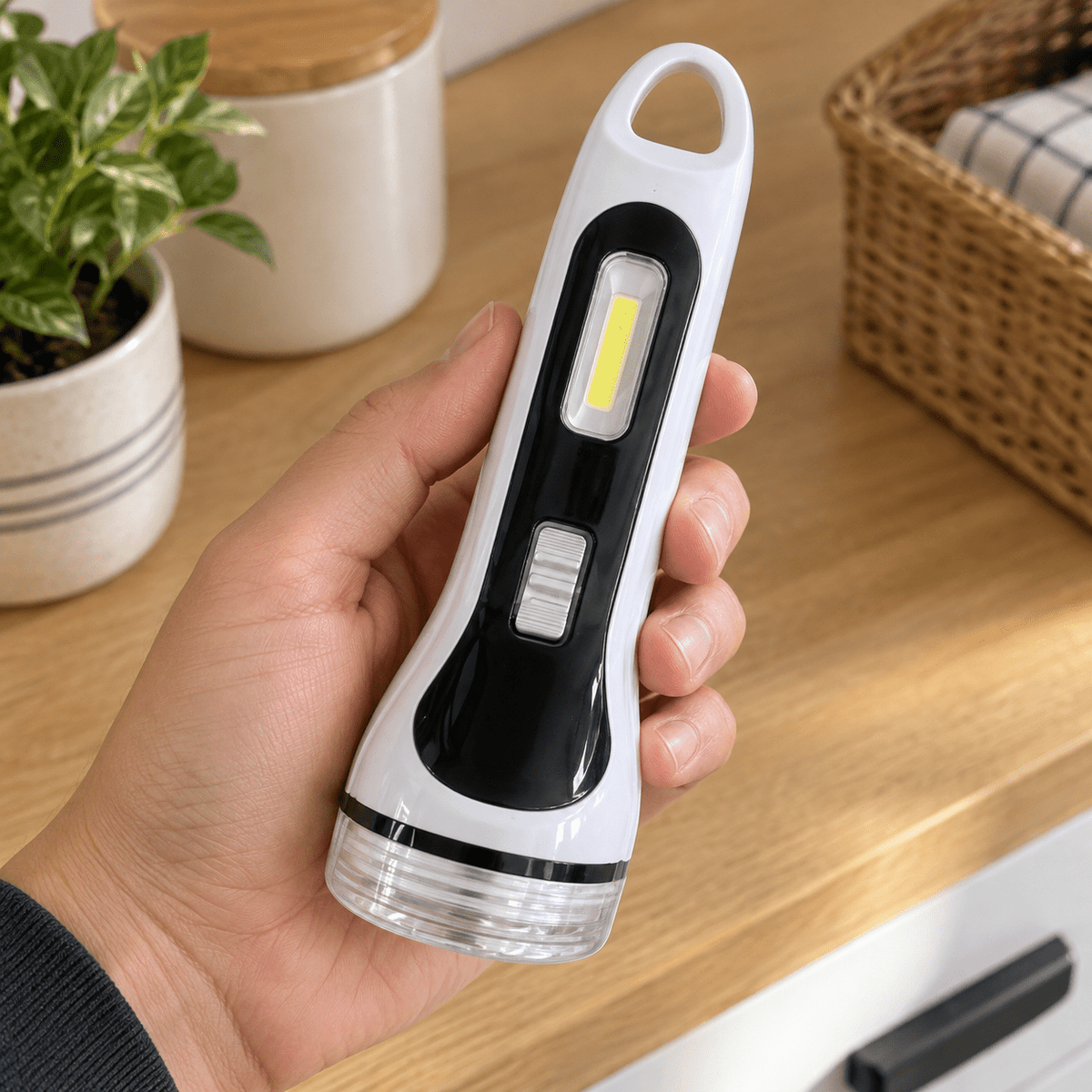 Ručna LED lampa 898 s bočnim svjetlom – Ručne lampe – – slika 3