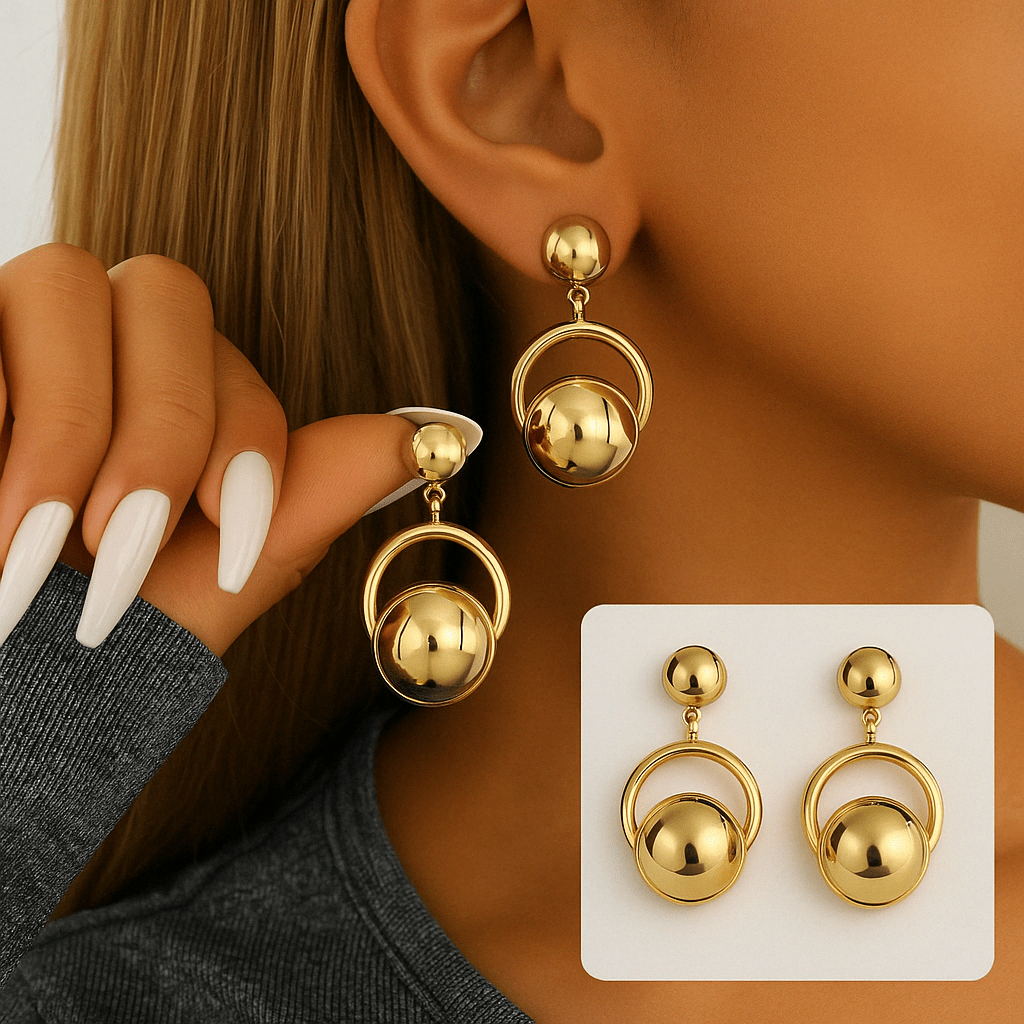 Set 12 pari raskošnih visećih naušnica Perla - SAMO KLIKNI