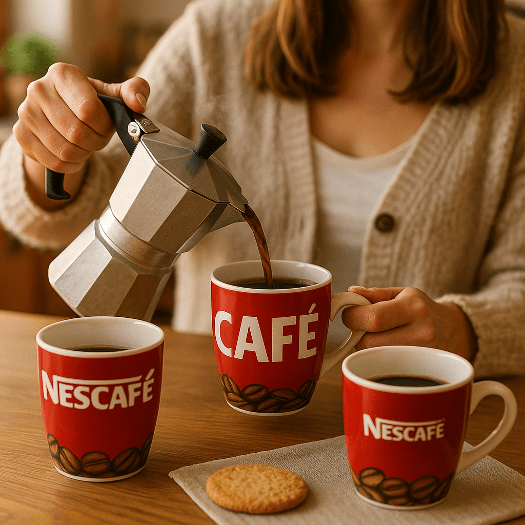 Set od 6 CAFE šalica - SAMO KLIKNI