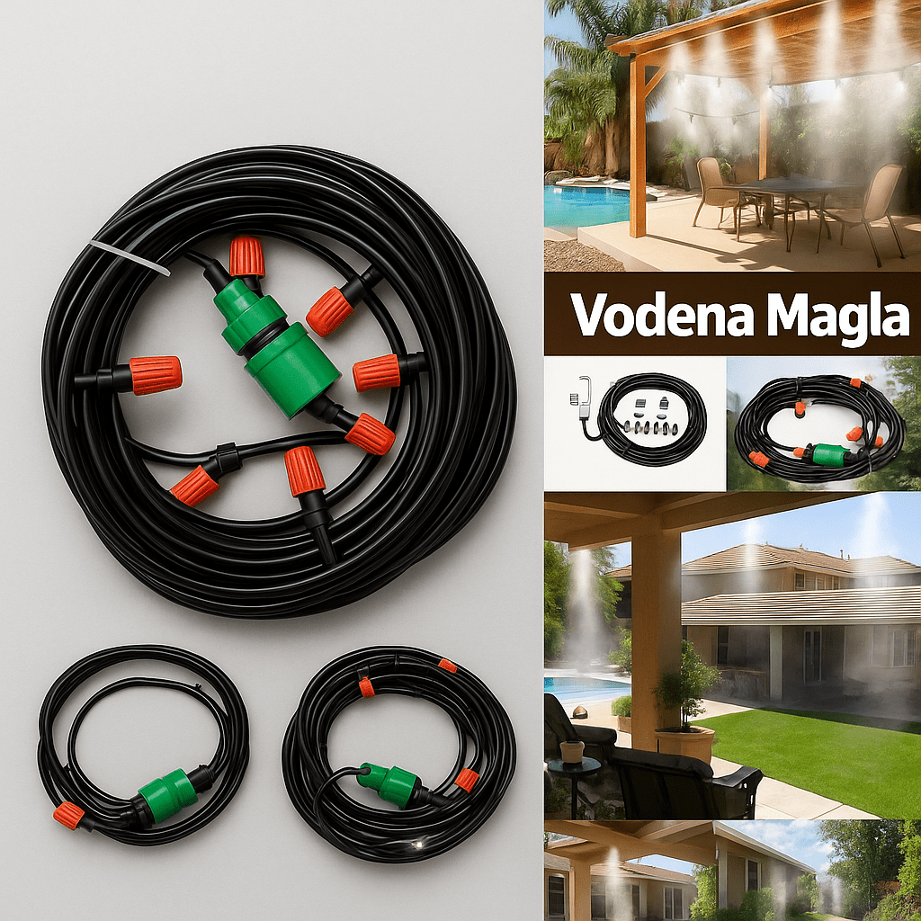 Sistem Vodene Magle 10 metara - SAMO KLIKNI