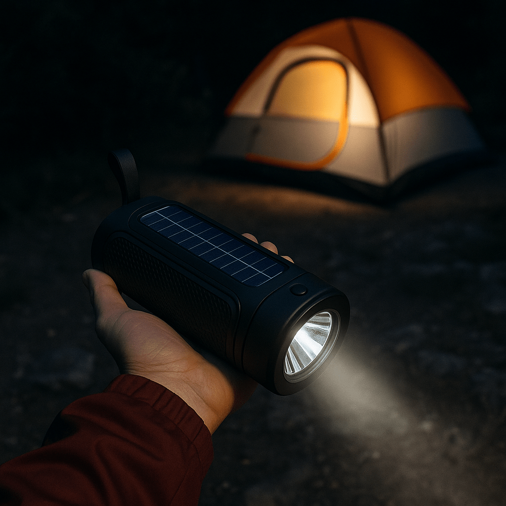 Solarni Bluetooth zvučnik - SAMO KLIKNI