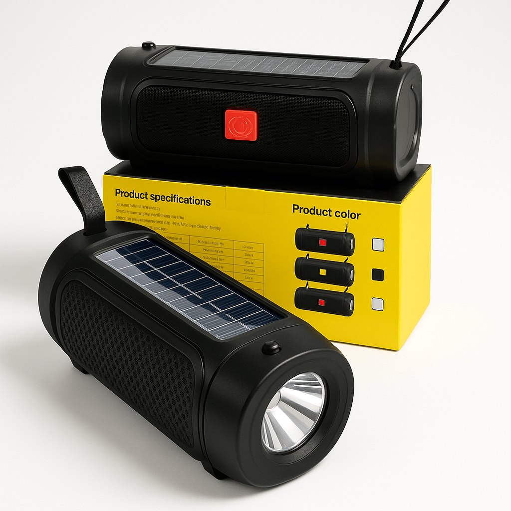 Solarni Bluetooth zvučnik - SAMO KLIKNI