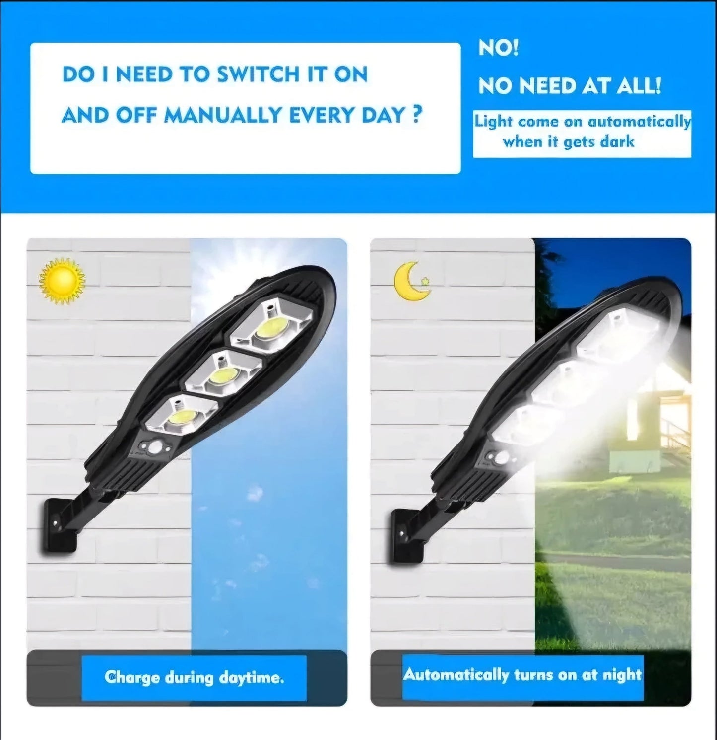 Solarni Reflektor sa Nosačem i Daljinskim 320W - SAMO KLIKNI