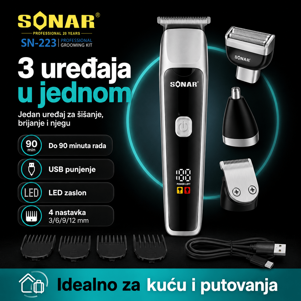 Sonar Aparat Za Šišanje – – – slika 8