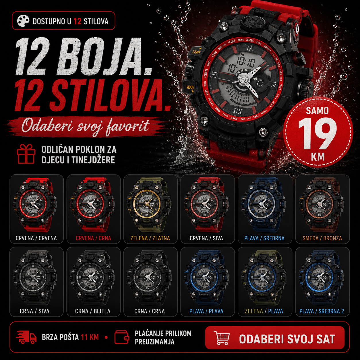 Sportski Ručni Sat – – – slika 8