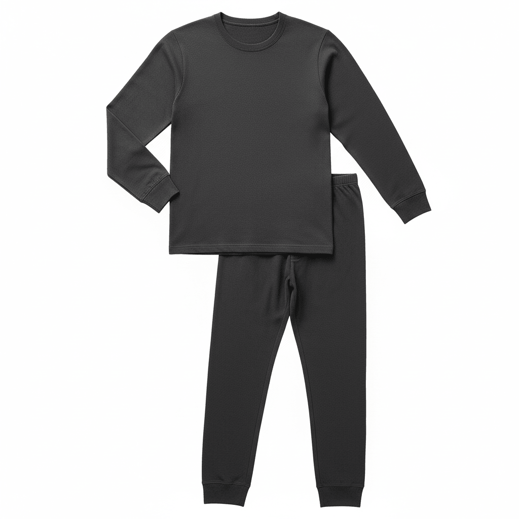 Termo Set Podmajica + Podhlače – – Crna – slika 16