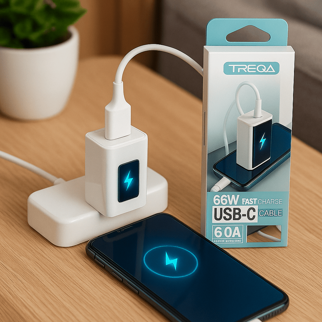 TREQA 66W USB‑C na USB‑C kabel - SAMO KLIKNI