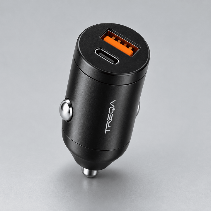 TREQA CC-330 auto punjač 33 W – USB-A i USB-C