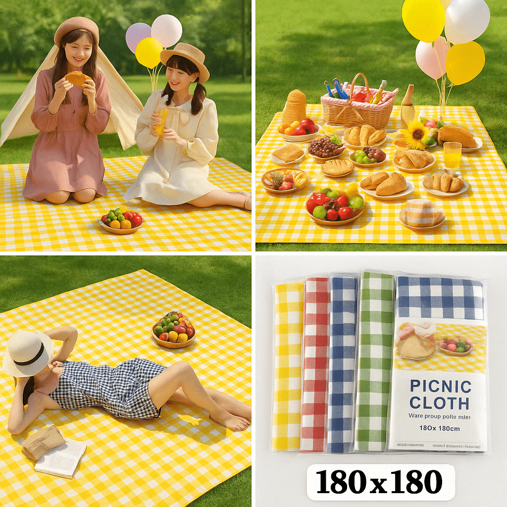 XXL Piknik Deka 180 × 180 cm - SAMO KLIKNI