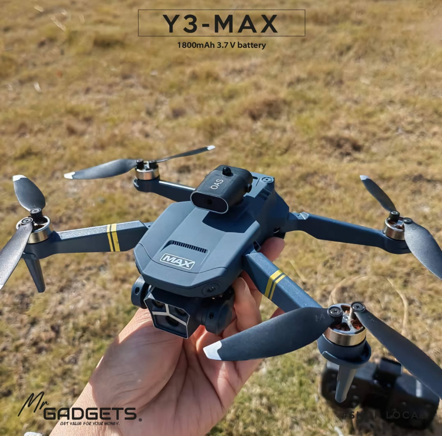 Y3 MAX Dron s Dvostrukom Kamerom - SAMO KLIKNI