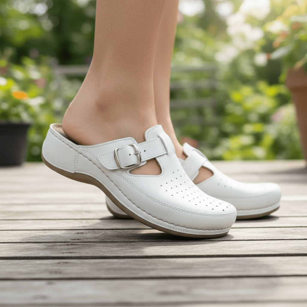 Ženske Anatomske Klompe – Klompe i Papuče – 37 Bijela – slika 5