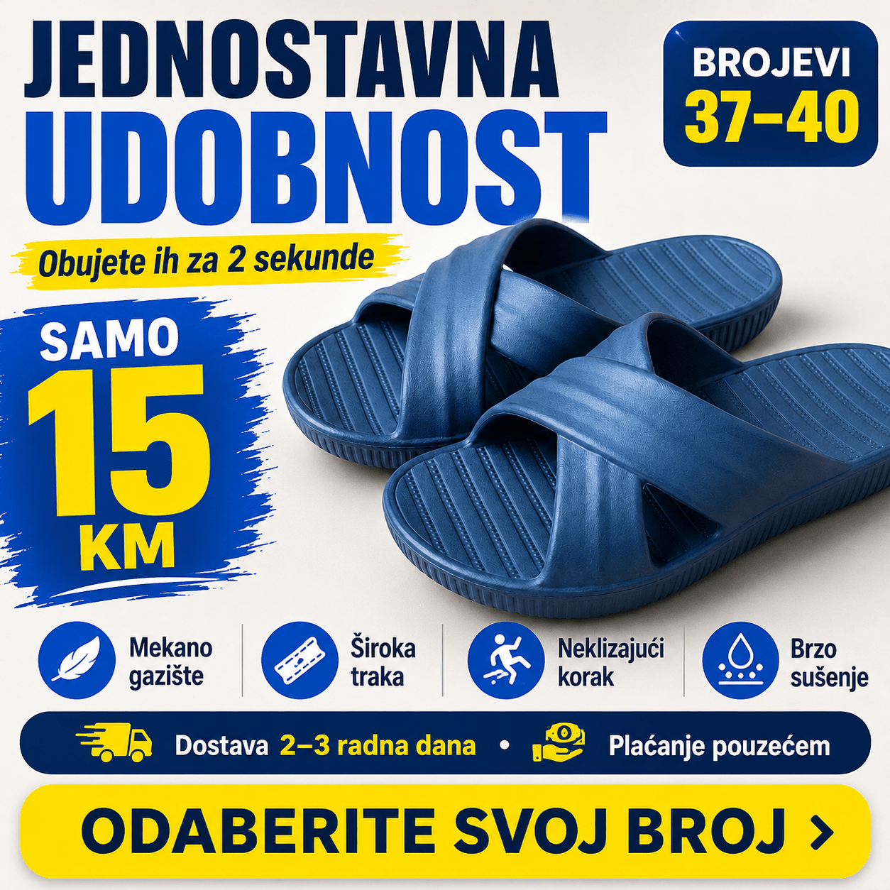 Ženske Lagane Natikače – – 37 – slika 8