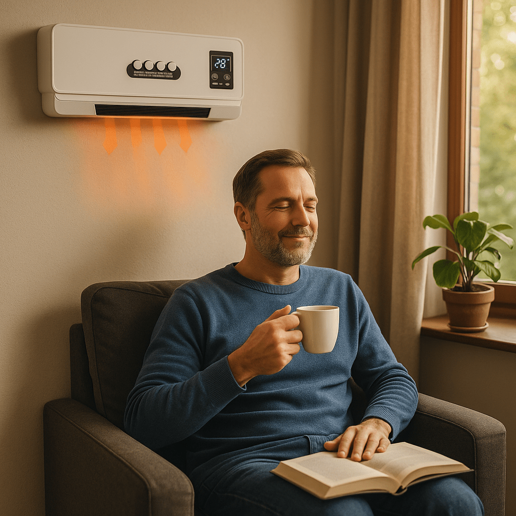 Zidni Električni Grijač s Daljinskim - SAMO KLIKNI
