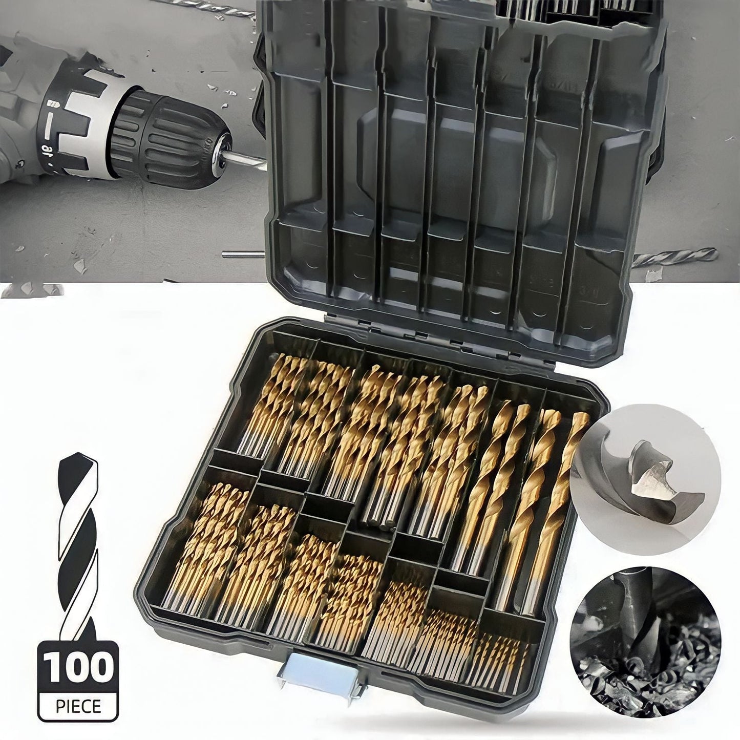 100-dijelni set HSS borela - SAMO KLIKNI