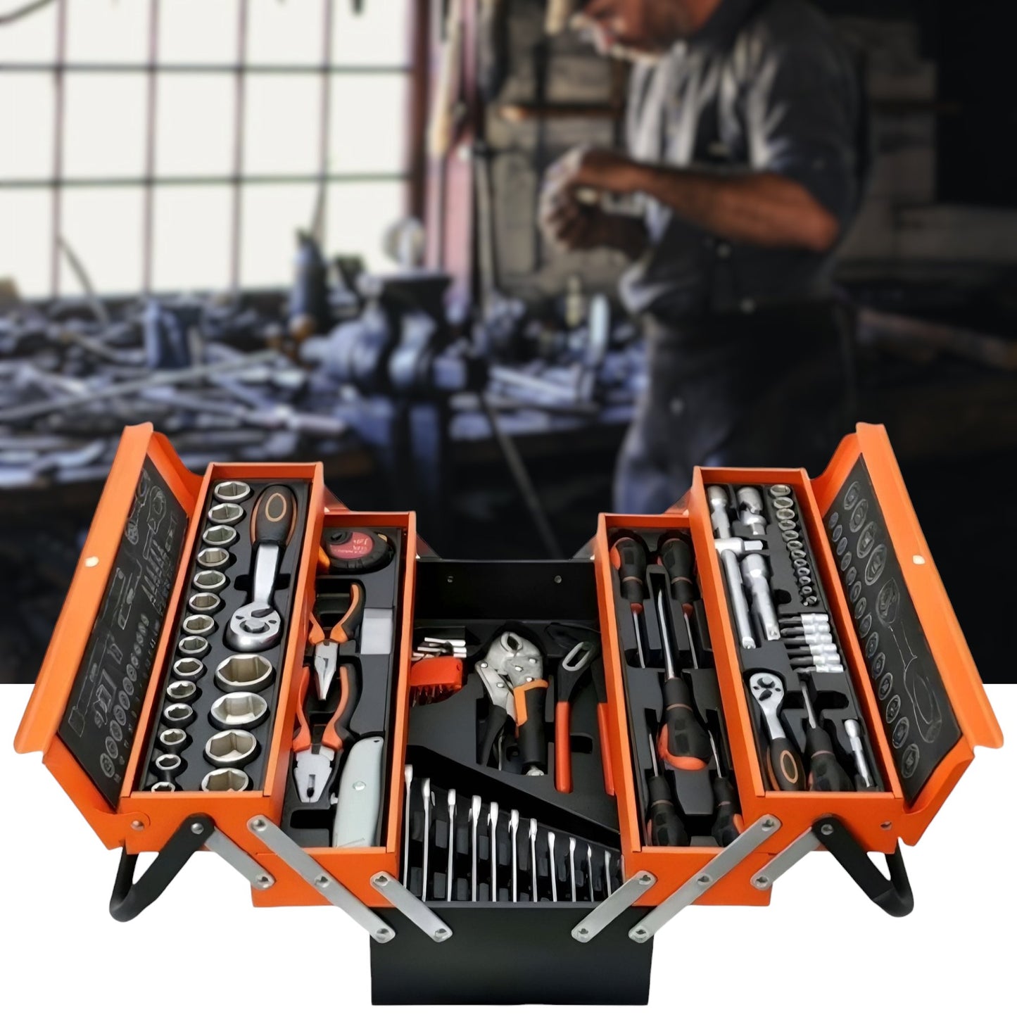 85 - dijelni set alata u metalnoj kutiji – – – slika 15