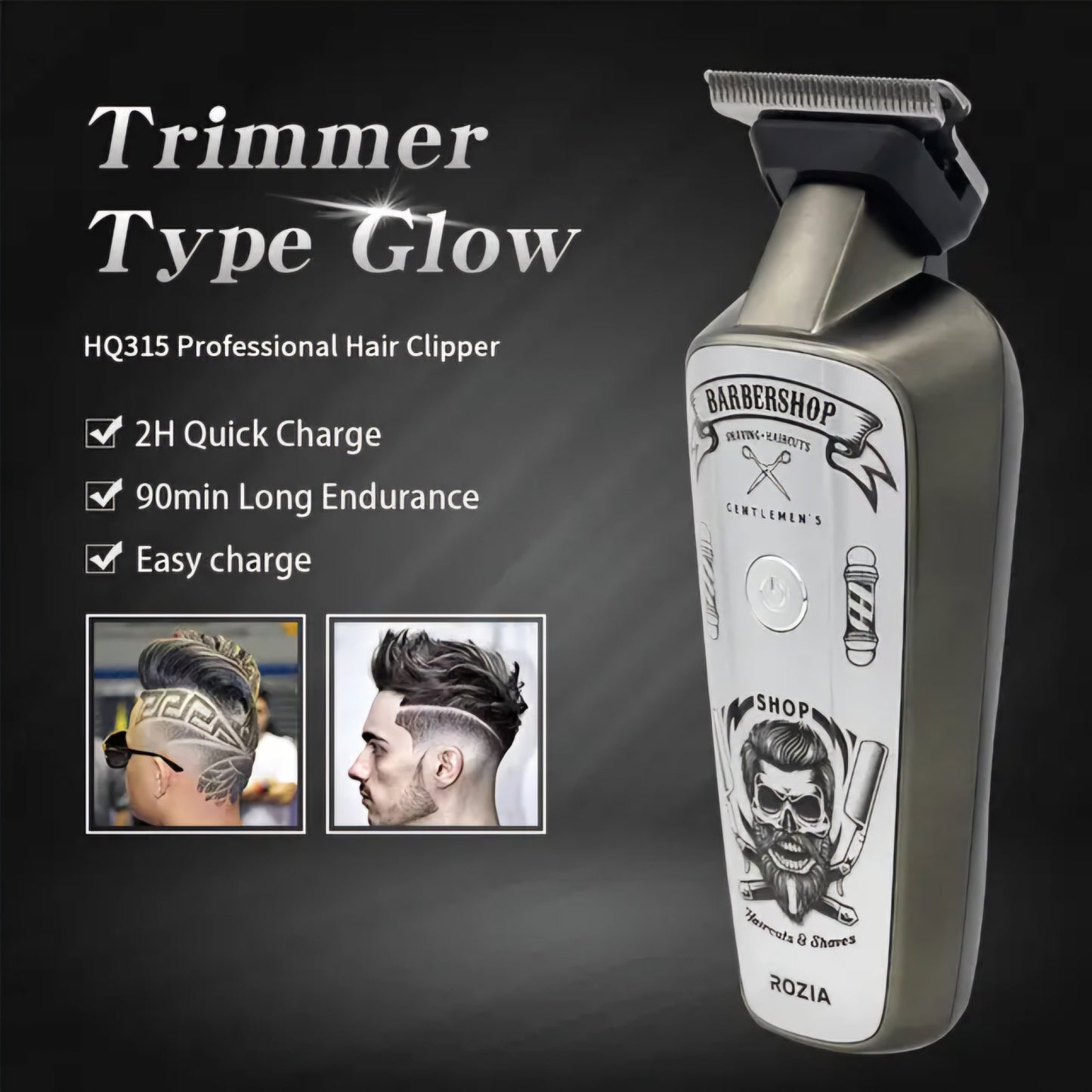 ROZIA HQ315 Trimer za Šišanje i Brijanje - SAMO KLIKNI