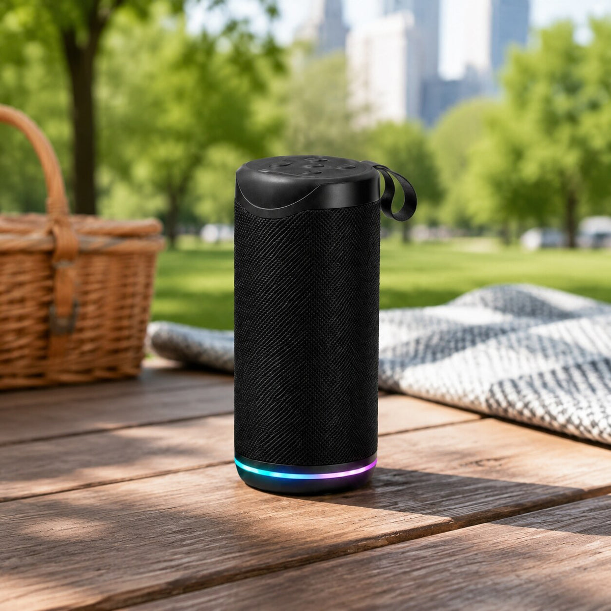 OKOP KP-543 prijenosni Bluetooth zvučnik – u modernom kućnom ambijentu