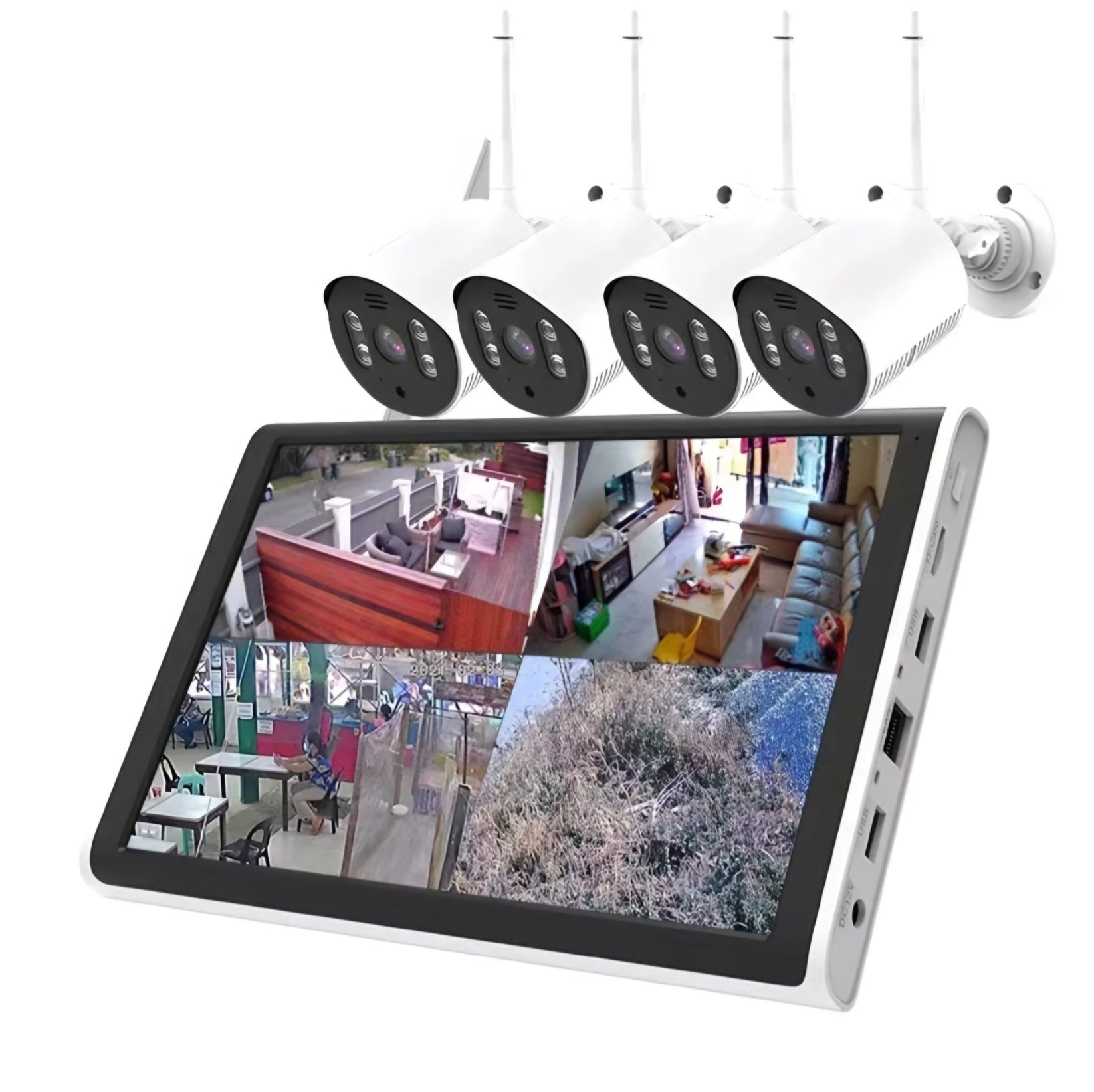 10.1" NVR Sistem za Nadgledanje s 4 Kamere – – – slika 6
