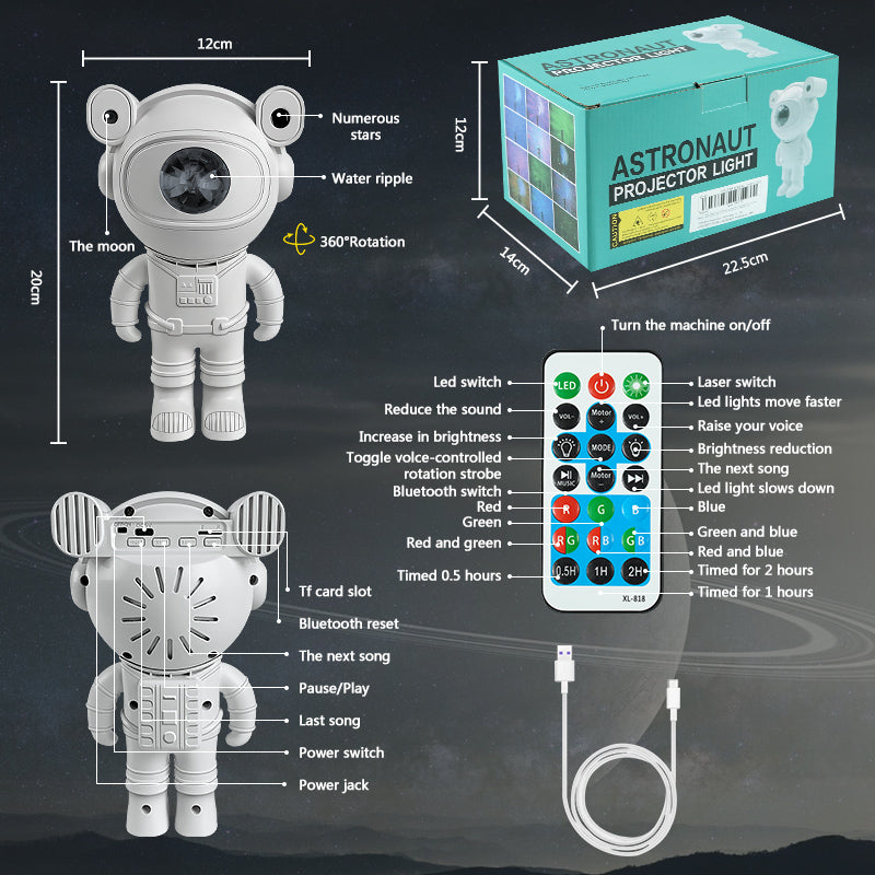 Astronaut projektor s Bluetooth