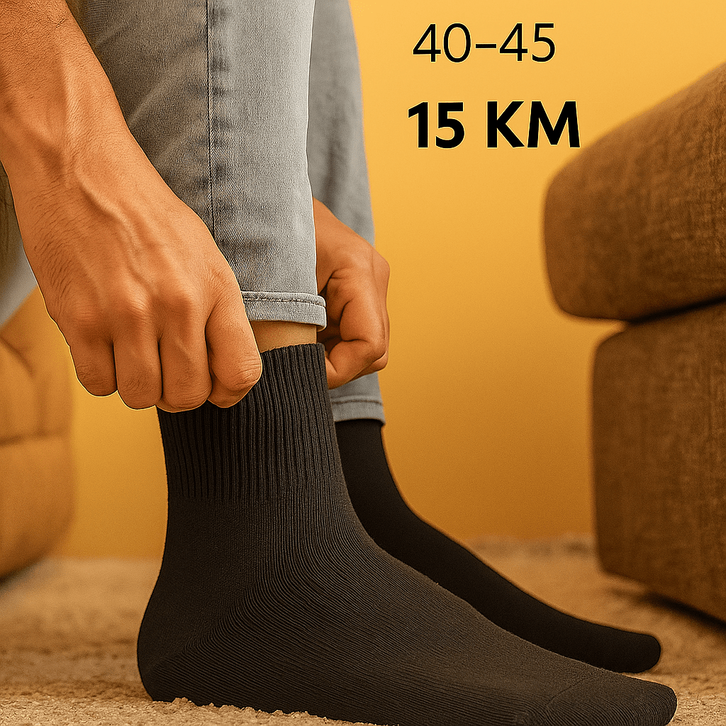 12 pari muških čarapa Milano Sport – – Sive – slika 7