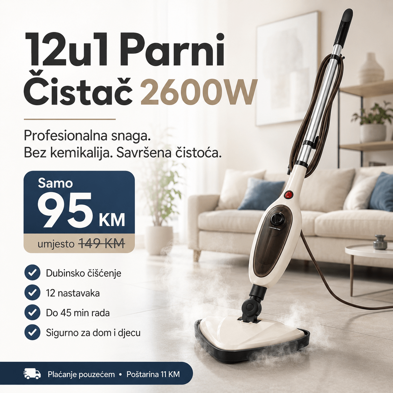 12u1 Parni Čistač 2600W – – – slika 2