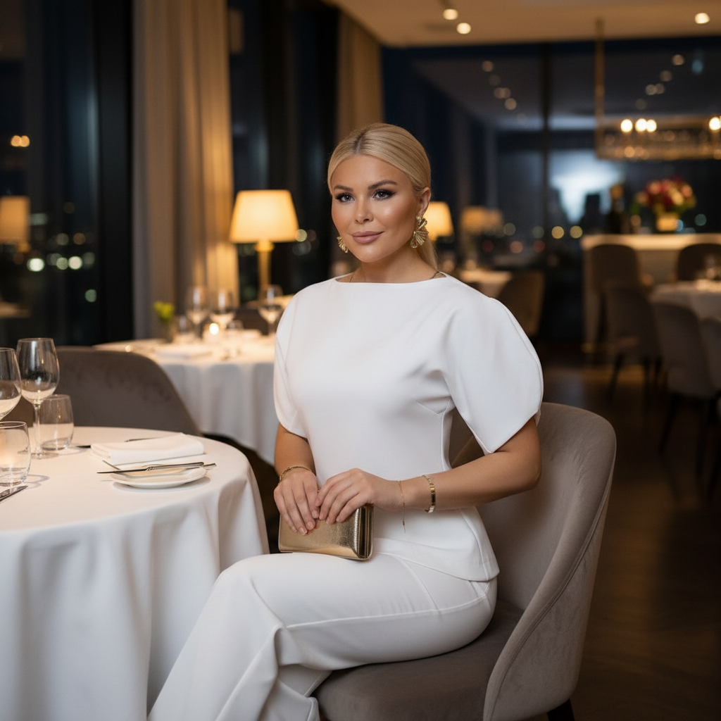 Elegantna Bijela Bluza sa Puf Rukavima - Univerzalna Veličina Slika 4