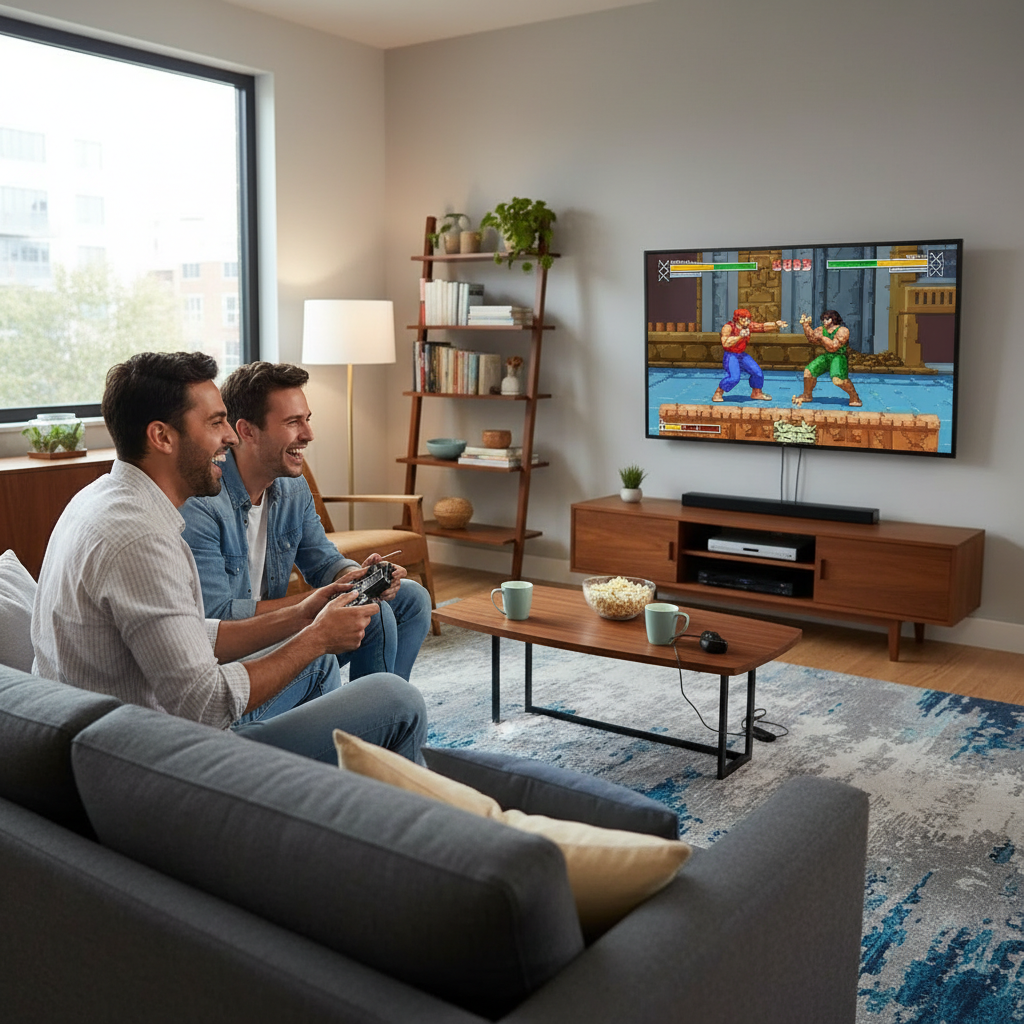 Prijenosna Retro Gaming Konzola S10 s Gamepadom i Ekranom - Digitalni Game Player Slika 1-4