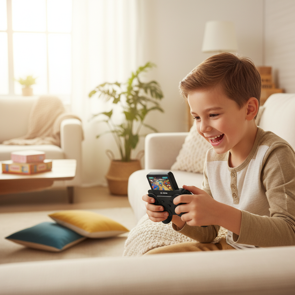 Prijenosna Retro Gaming Konzola S10 s Gamepadom i Ekranom - Digitalni Game Player Slika 2-2