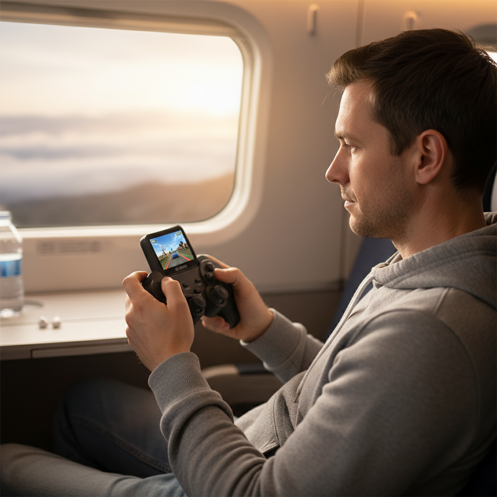 Prijenosna Retro Gaming Konzola S10 s Gamepadom i Ekranom - Digitalni Game Player Slika 2-3