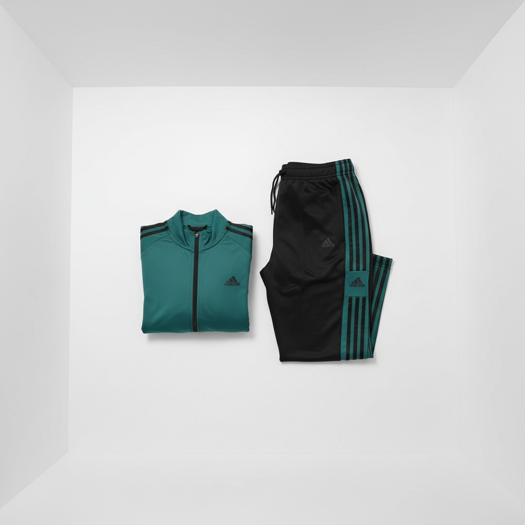 Moderna Ženska Trenirka Komplet - Zeleno-crna Slika 1