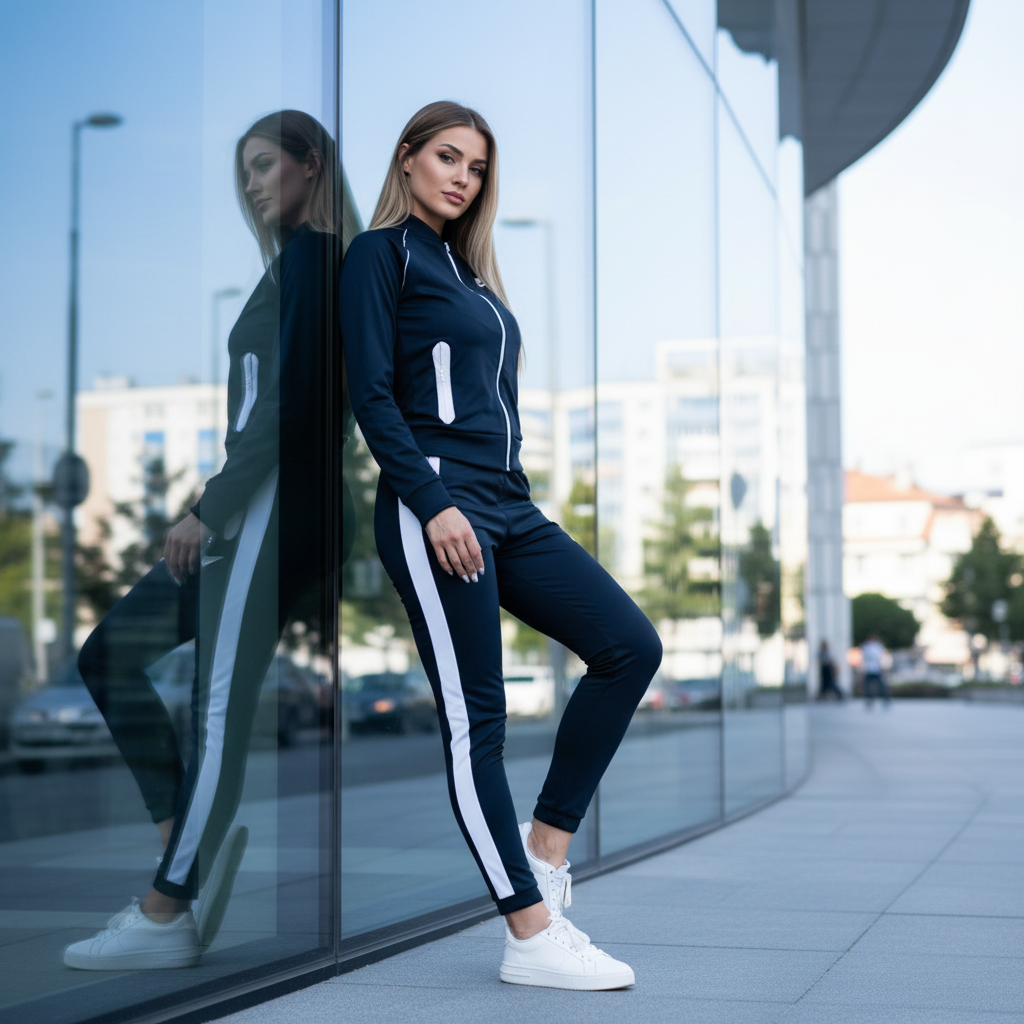 Elegantni Ženski Trening Komplet - Savršen za Udobnost i Stil Slika 4