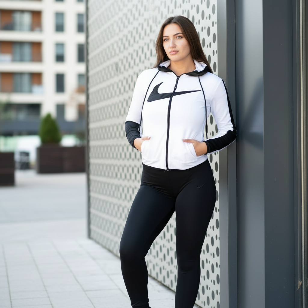 Ženska Moderna Sportska Trenerka Dvodijelni Komplet Slika 2