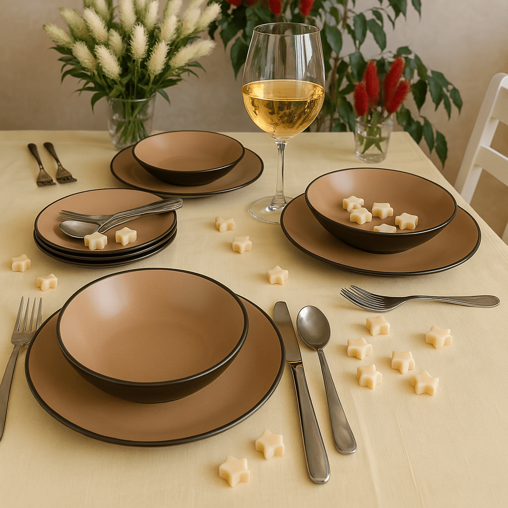 18-dijelni Set Tanjira - Elegantan Dizajn 99 KM - Samo Klikni – SAMO KLIKNI