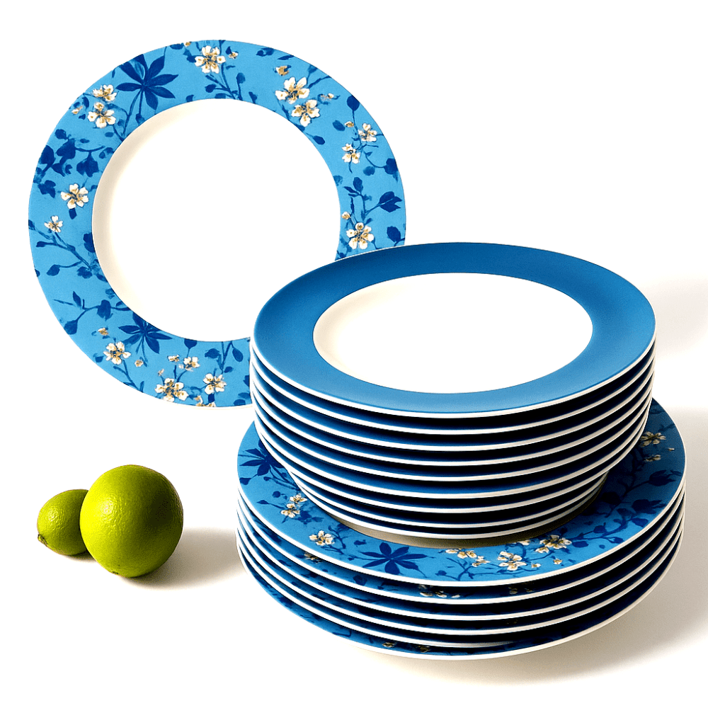18u1 Set Tanjira Azure Blossom – Posuđe i Kuhinjski Pribor – – slika 5