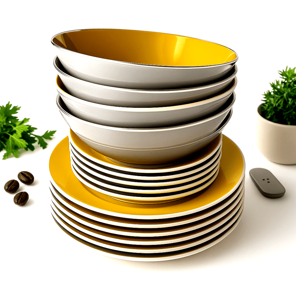 18u1 Set Tanjira Golden Glow – Posuđe i Kuhinjski Pribor – – slika 5