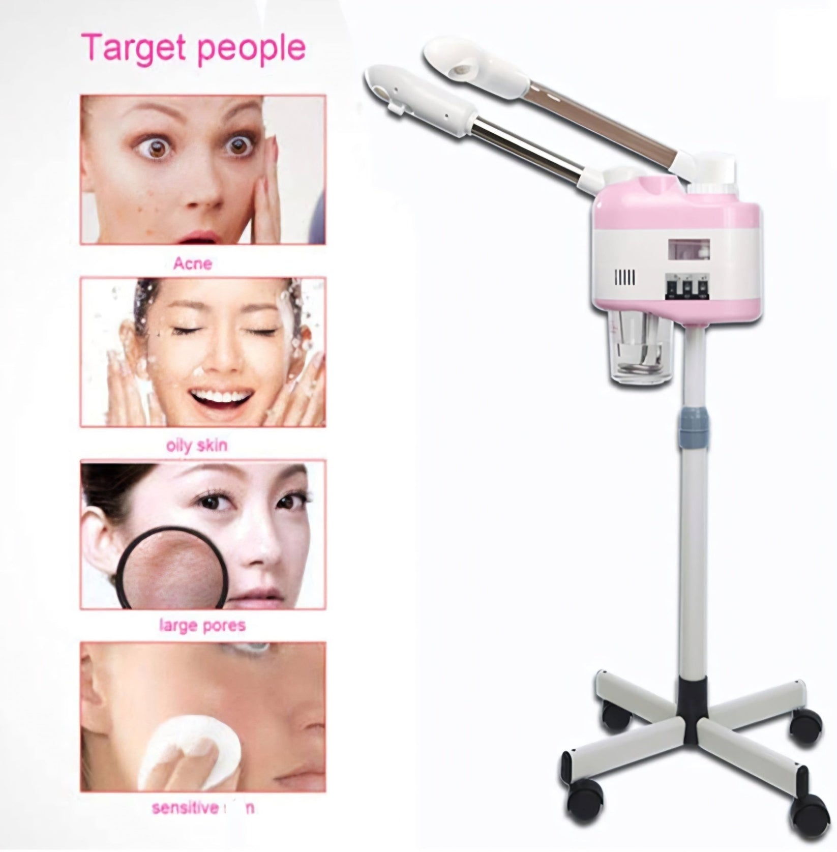 2 - u - 1 Nano Ionski Aparat za Lice (Topla i Hladna Para) – – – slika 6