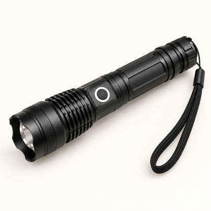 JUNFEI JF-X501 P50 ručna punjiva lampa – studijska fotografija