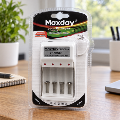 Maxday punjač za AA i AAA Ni-Cd/Ni-MH baterije – prikaz u prostoru