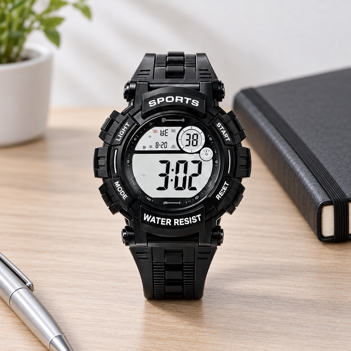 Jedan digitalni ručni sat MR-8102G – lifestyle