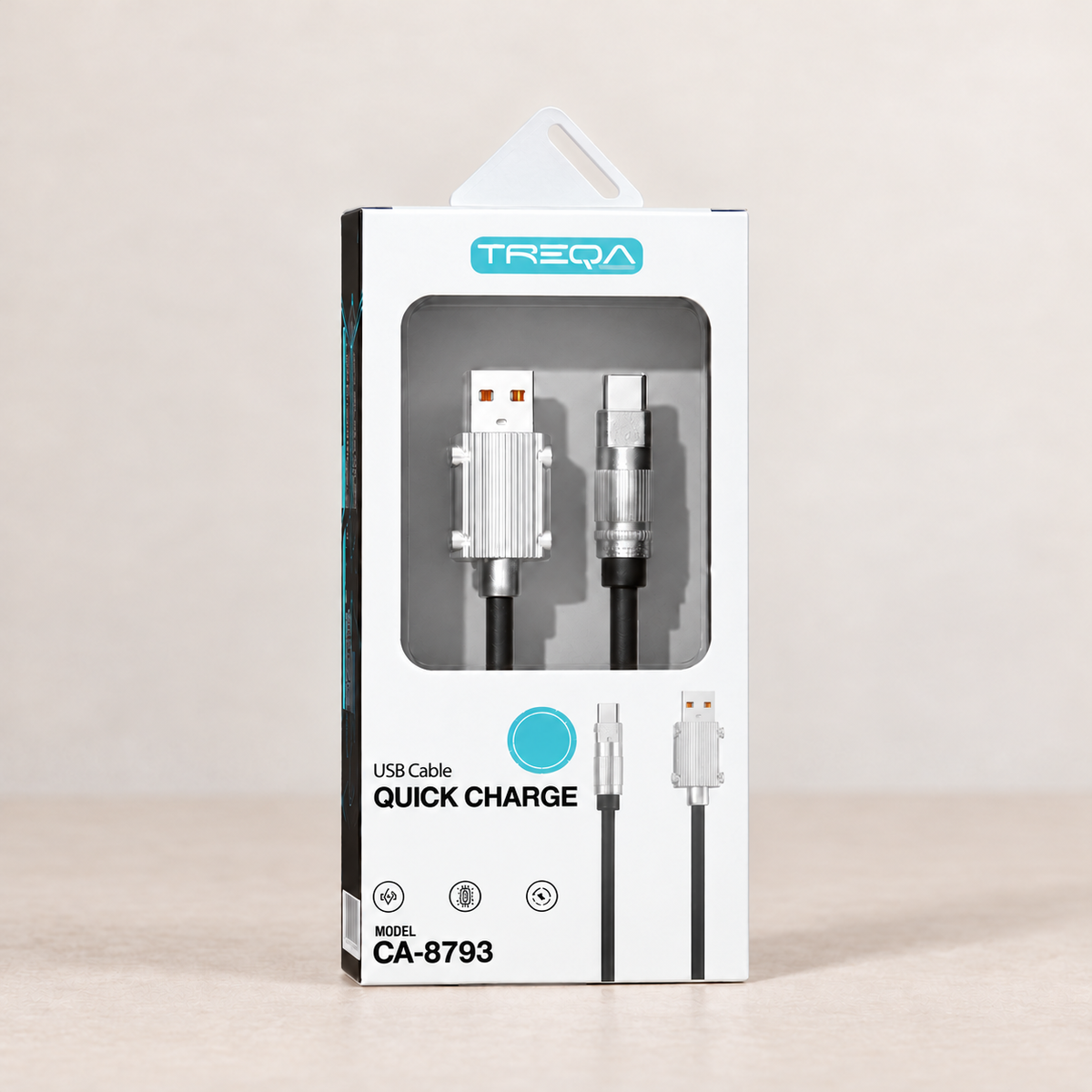 TREQA CA8793 USB-A na USB-C – jedno pakovanje, studio