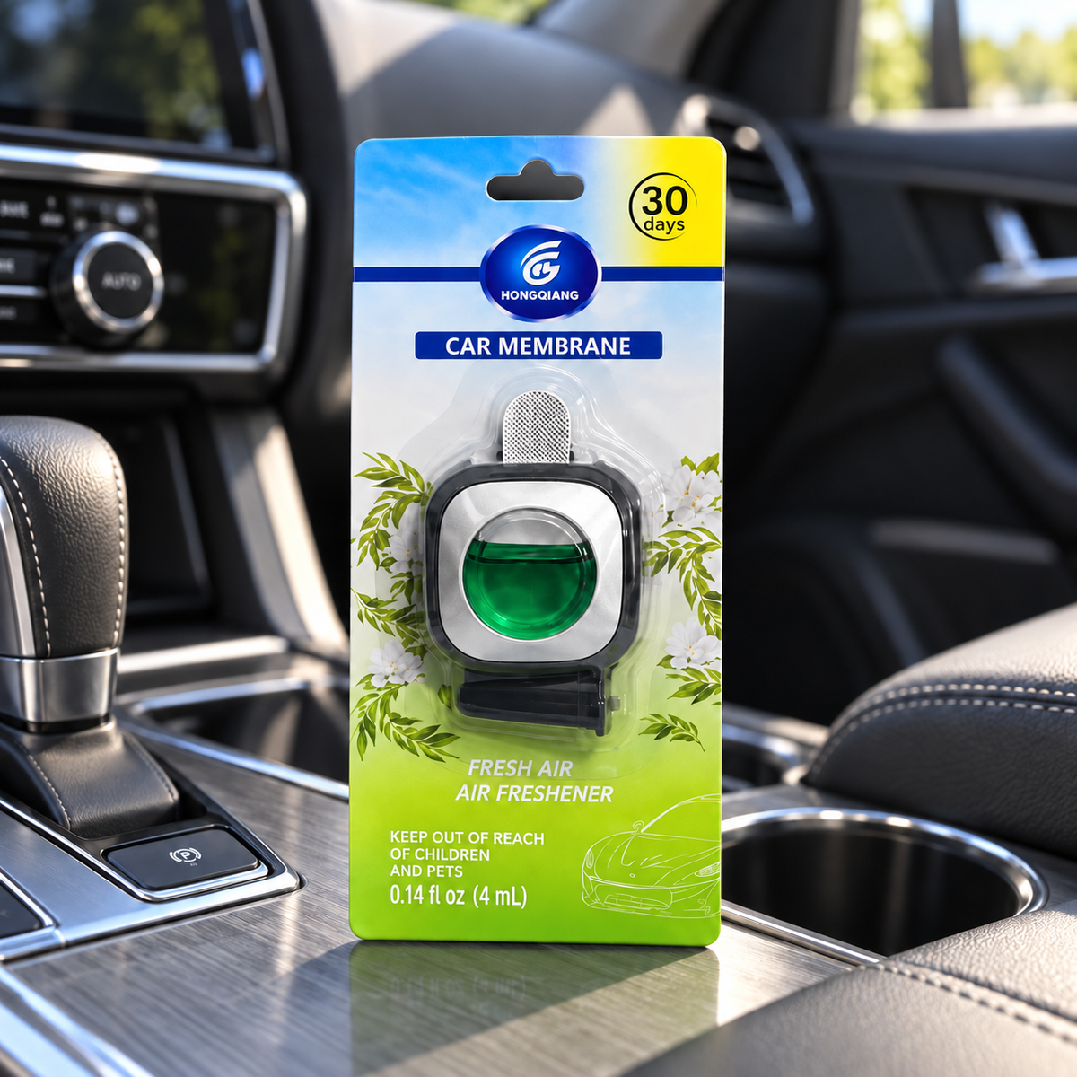 Jedno pakovanje auto-osvježivača CAR MEMBRANE od 4 ml – lifestyle