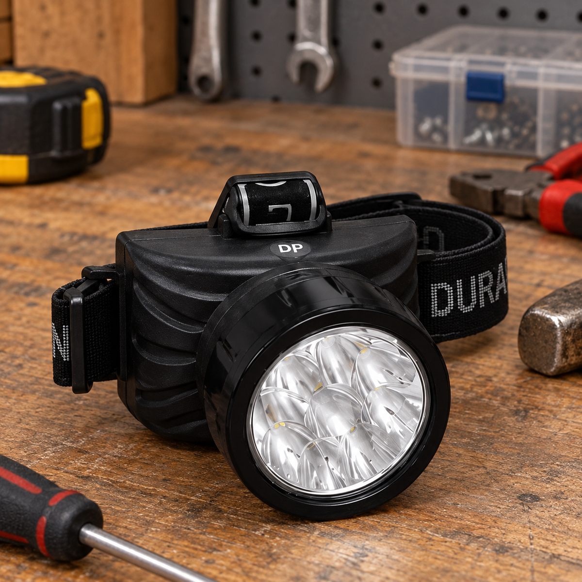 Naglavna LED lampa s kružnim višestrukim reflektorom – Višestruki reflektor – prikaz u prostoru
