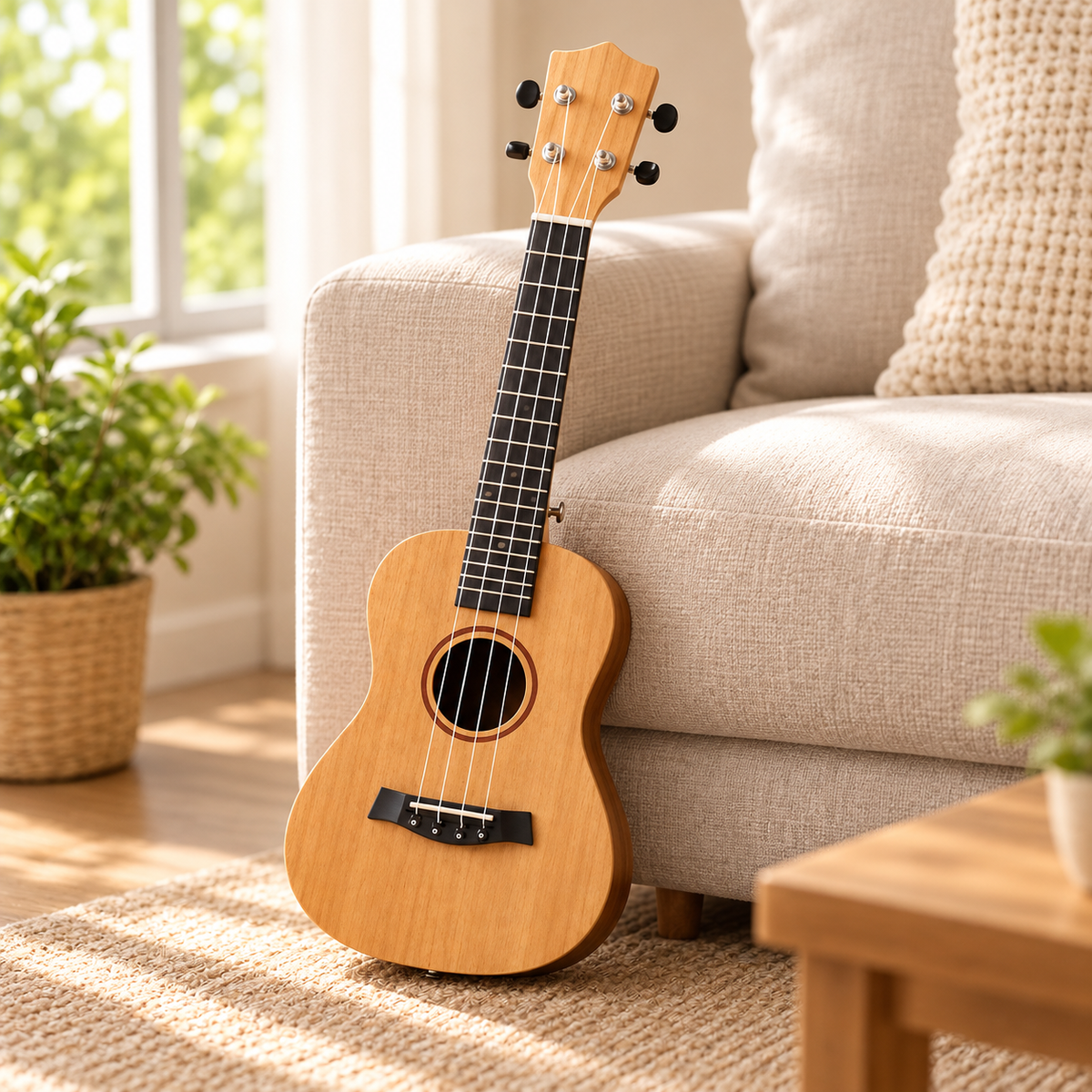 Mala gitara s četiri žice – jedan primjerak iz asortimana boja, lifestyle
