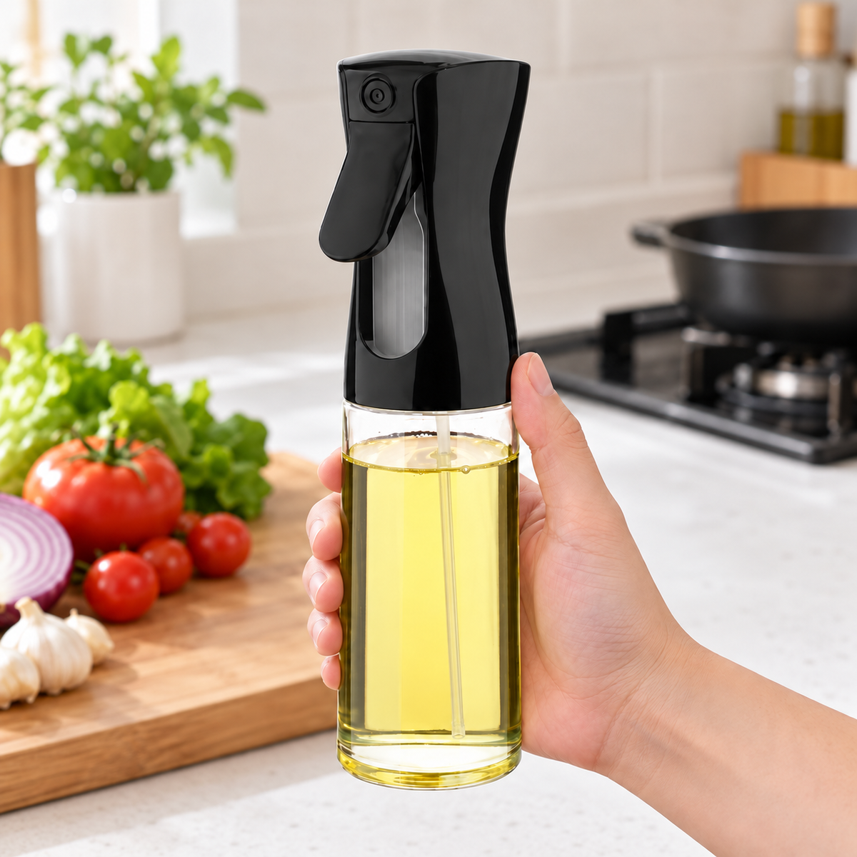 Sprej boca za ulje FEIFAN – 300 ml – prikaz proizvoda izbliza