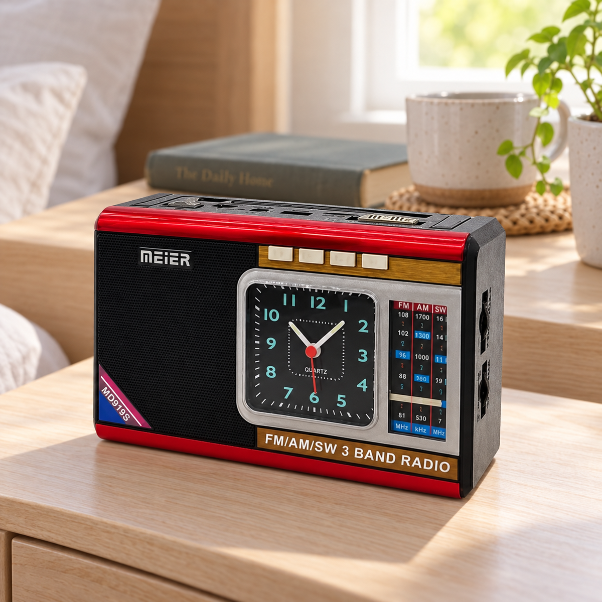 MEIER MD919S radio s analognim satom – prikaz u domu