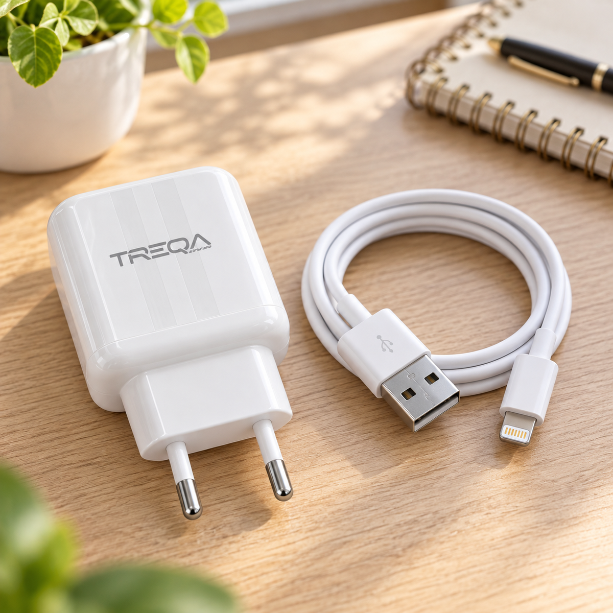 TREQA CH-660 komplet s Lightning kablom – u ambijentu