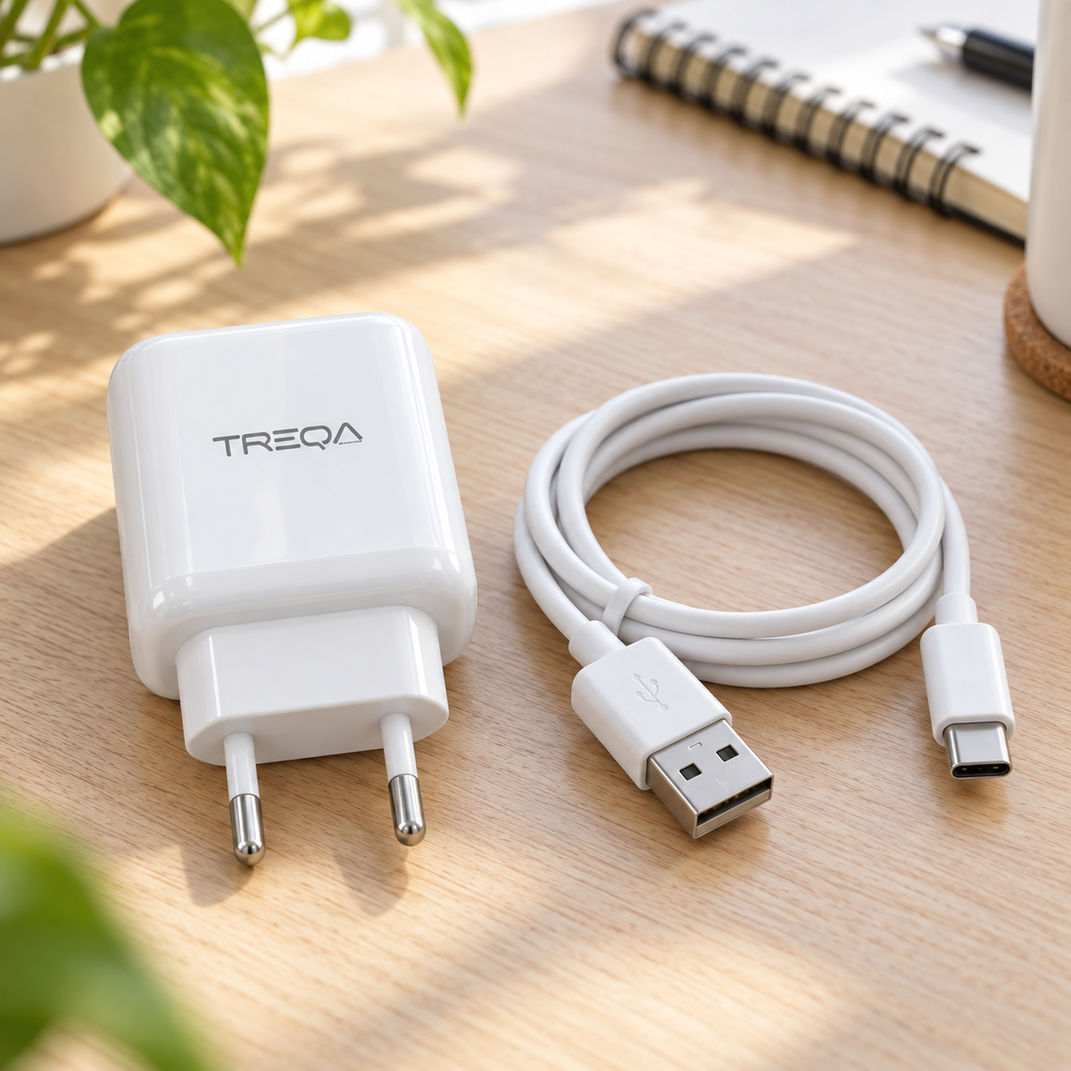 TREQA CH-660 komplet s USB-C kablom – u ambijentu