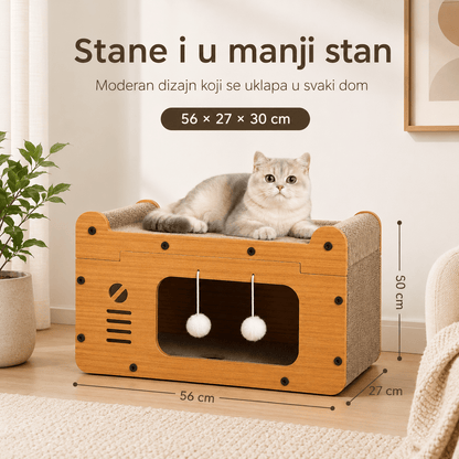 3 U 1 Kućica za Mačke – – – slika 8