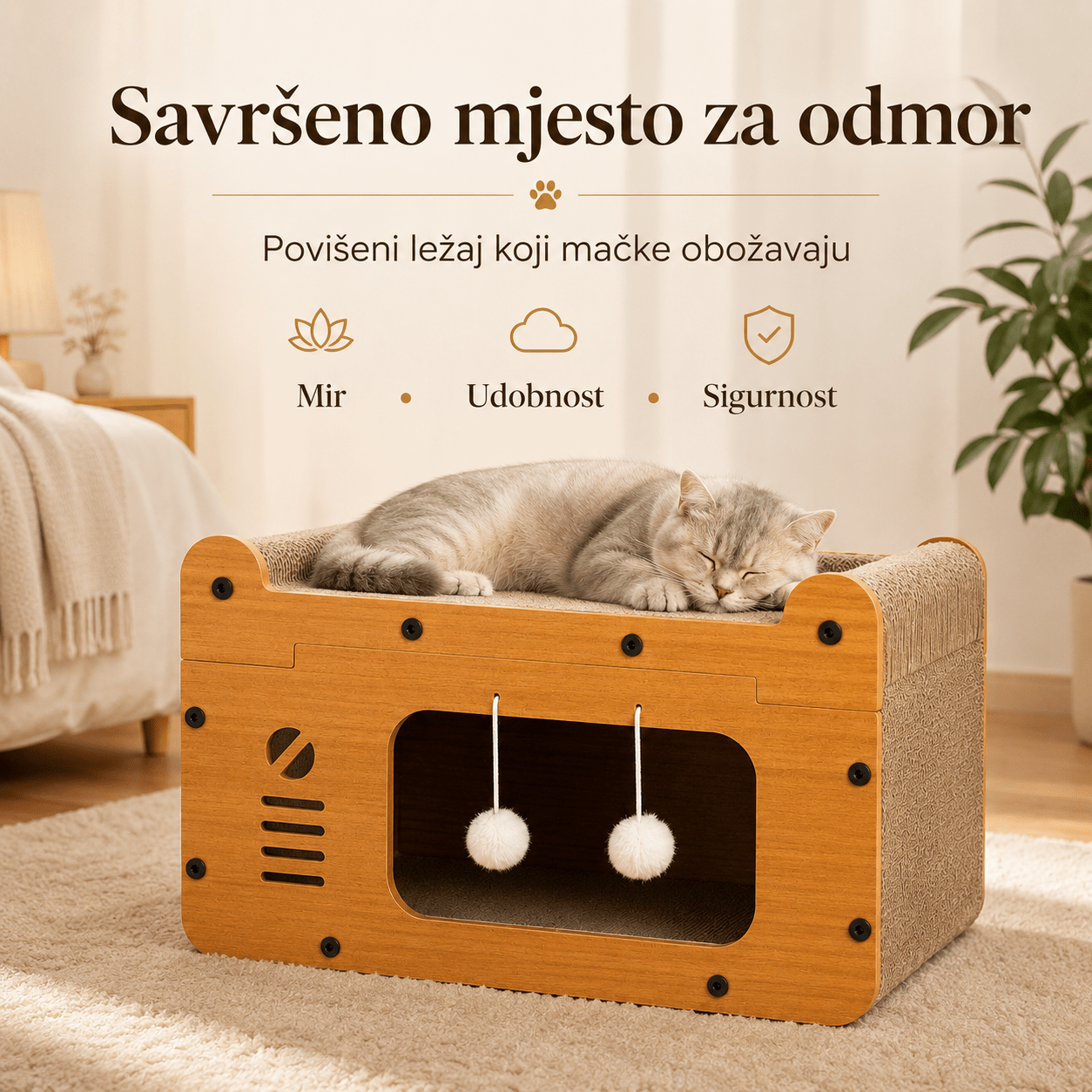 3 U 1 Kućica za Mačke – – – slika 5