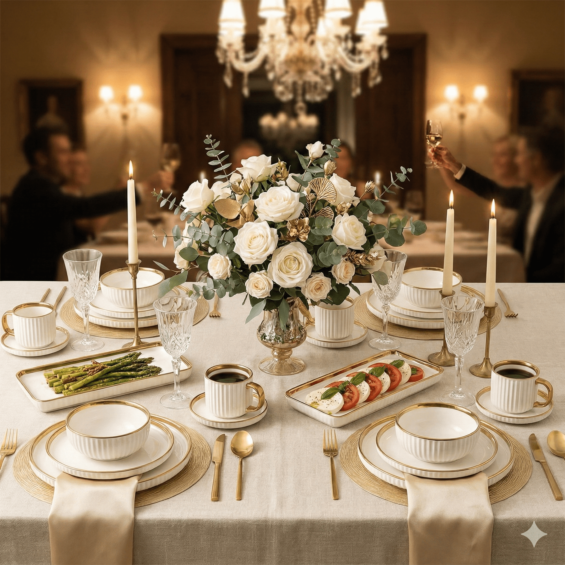 32 - dijelni Porculanski Set Posuđa - SAMO KLIKNI